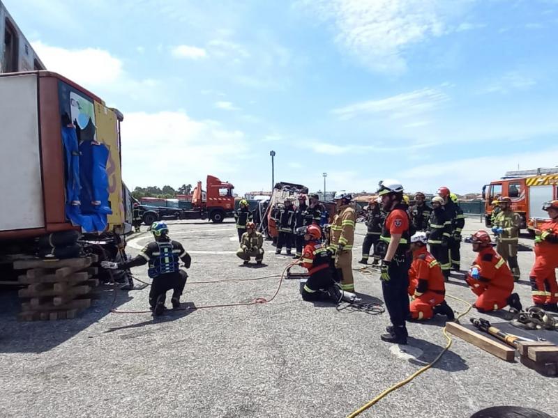 Bombeiros Voluntários de Esmoriz organizaram Barrinha Rescue 2024