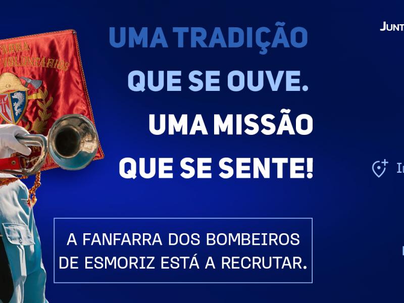 Fanfarra dos Bombeiros Voluntários de Esmoriz abre inscrições para novos elementos
